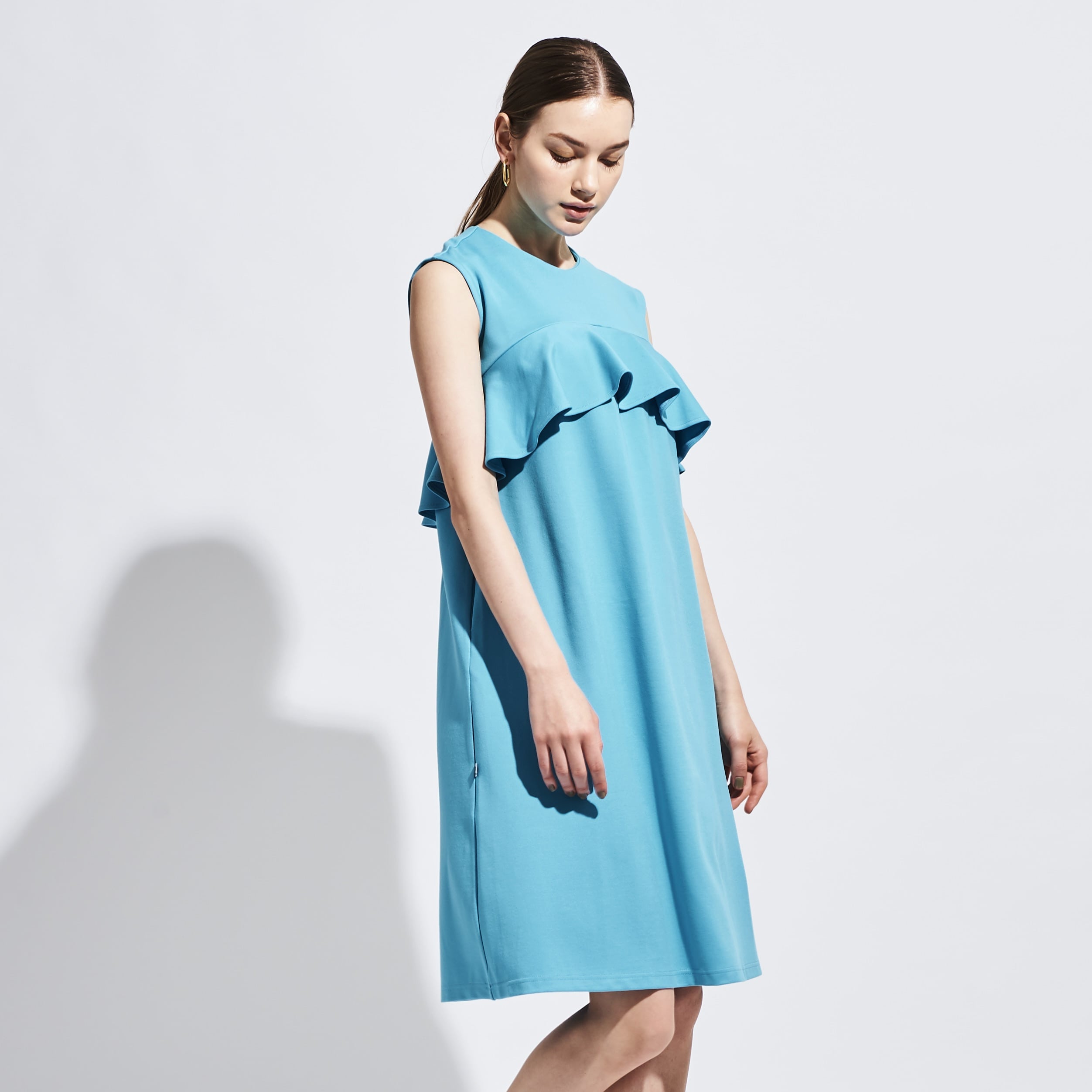 Didi Guranjie ラッフルフリル ワンピース ターコイズ Didi Guranjie ディディ グランジェ