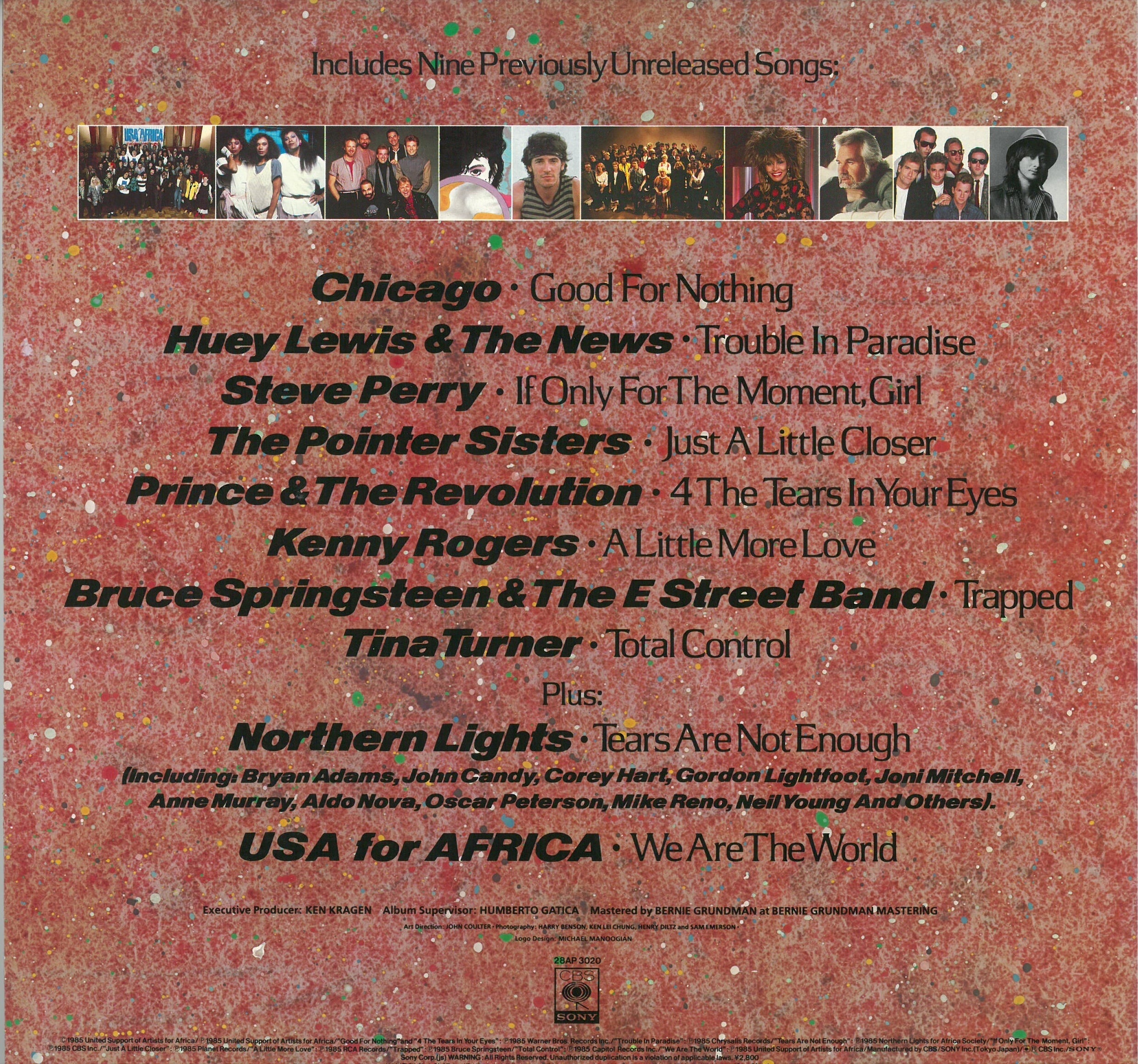 USA FOR AFRICA / WE ARE THE WORLD (LP) 日本盤 | 弦曲堂 Americana ...