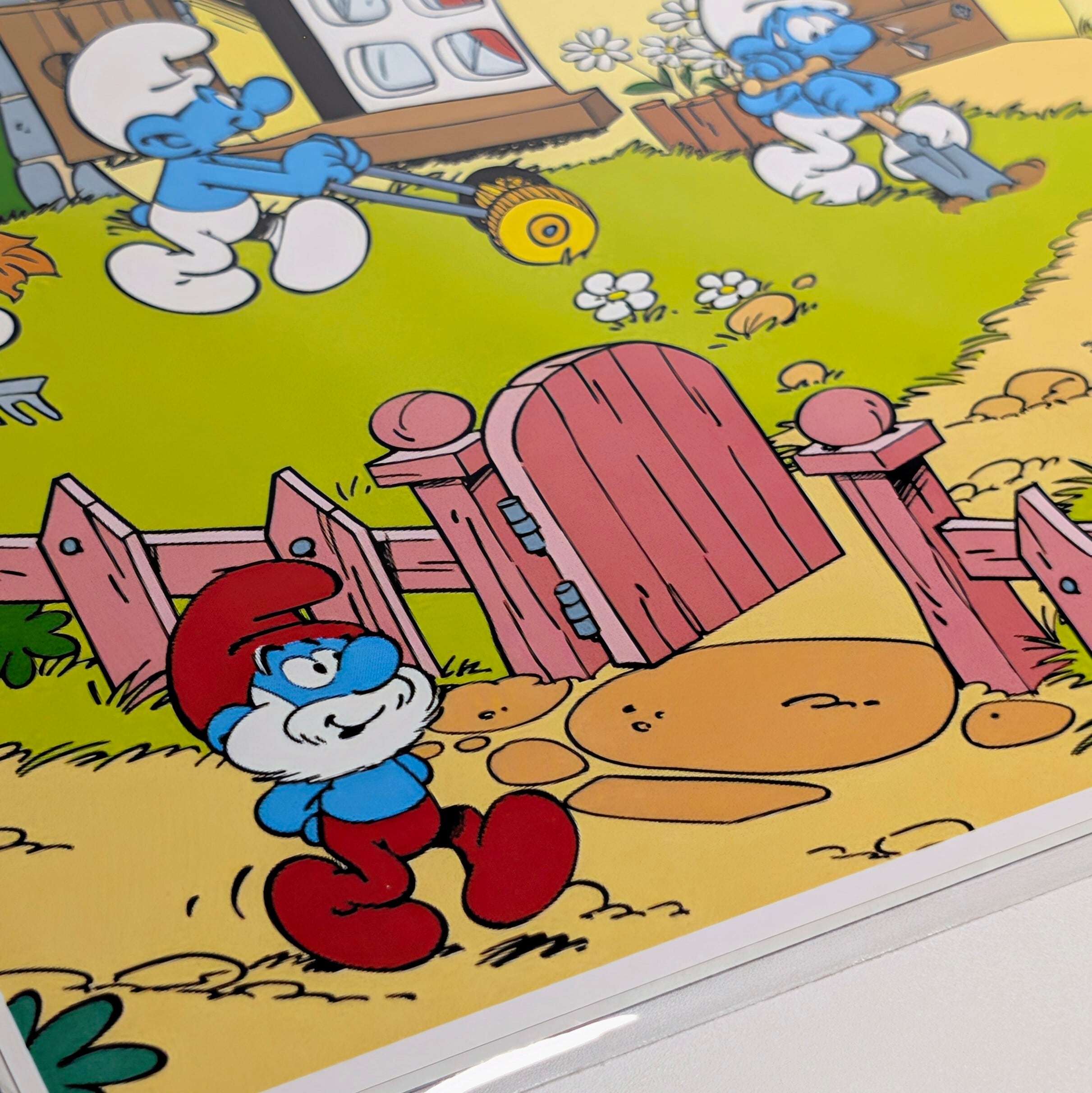 ♫ちょうどいいB4ポスター♫【 Smurf ( スマーフ）】スマーフ村 / スマーフェット〚アメリカン雑貨 アメトイ〛