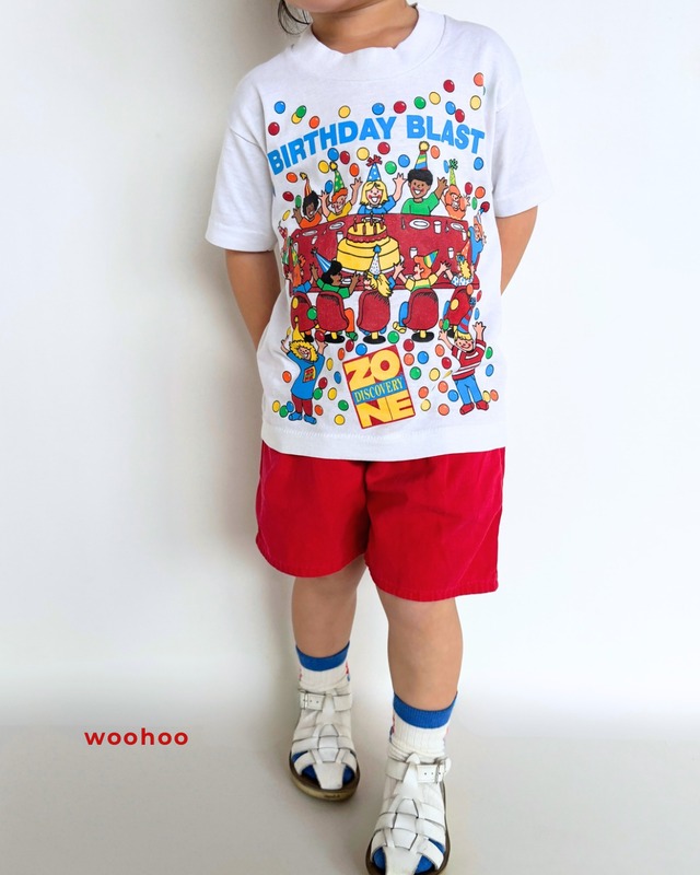 【2-3T相当・vintage】USA製 OshKosh ショートパンツ