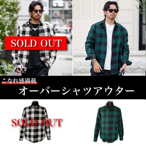 【即日発送】Buffalo Check Over Shirt