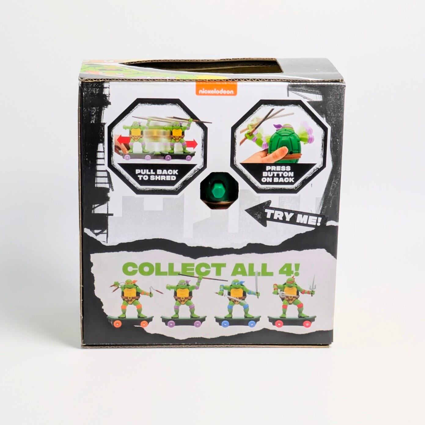 ☆US直輸入☆【 Teenage Mutant Ninja Turtles（ ティーンエイジ ミュータント ニンジャ タートルズ ）】 Turtles Sewer Shredders Pull Back Vehicles / 5インチ タートルズ スケートプルバックトイ / ドナテロ〚アメリカン雑貨 アメトイ〛