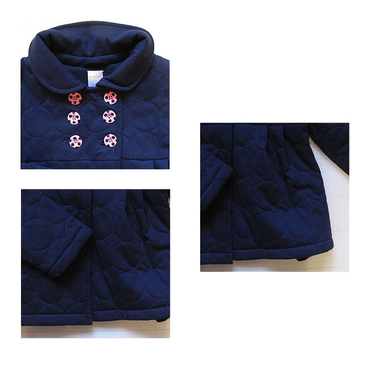 2021正規激安】 TheChildrenPLACEチルドレンプレイスベビー服ベビージャンパー防寒着アウター中綿入り80cm ベビー服ジャンバーブルゾンジャケットベビージャケットリバーシブルアウターKIDBOW80cm丸高衣料