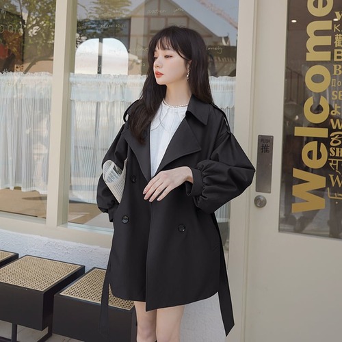 送料無料 春新作 トレンチコート トレンチコートロング ロングトレンチコート レディーストレンチコート ショート ショート丈 スプリングコート 春 秋 冬 コー