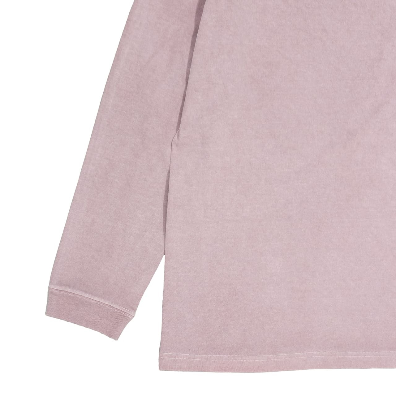 LONG SLEEVE T-SHIRT<PIGMENT DYE 03> / PINK