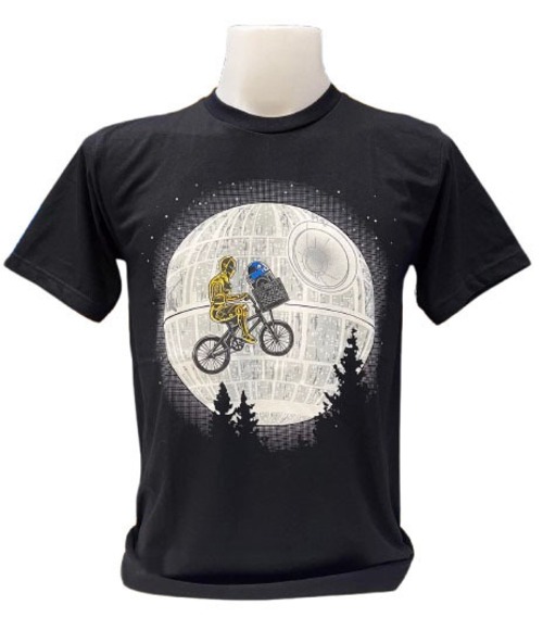 C3POムーンTシャツ / ブラック