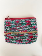 手織りポーチ(大)レッド