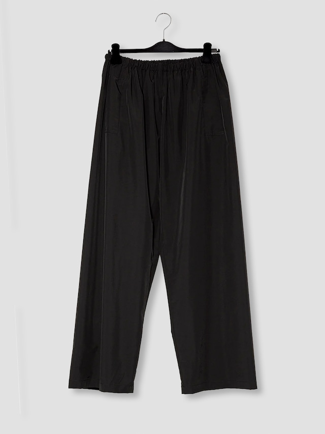 GABRIELA COLL GARMENTS　RAINSYSTEM WOOL FLAP POCKET TROUSERS　BLACK　S15-287