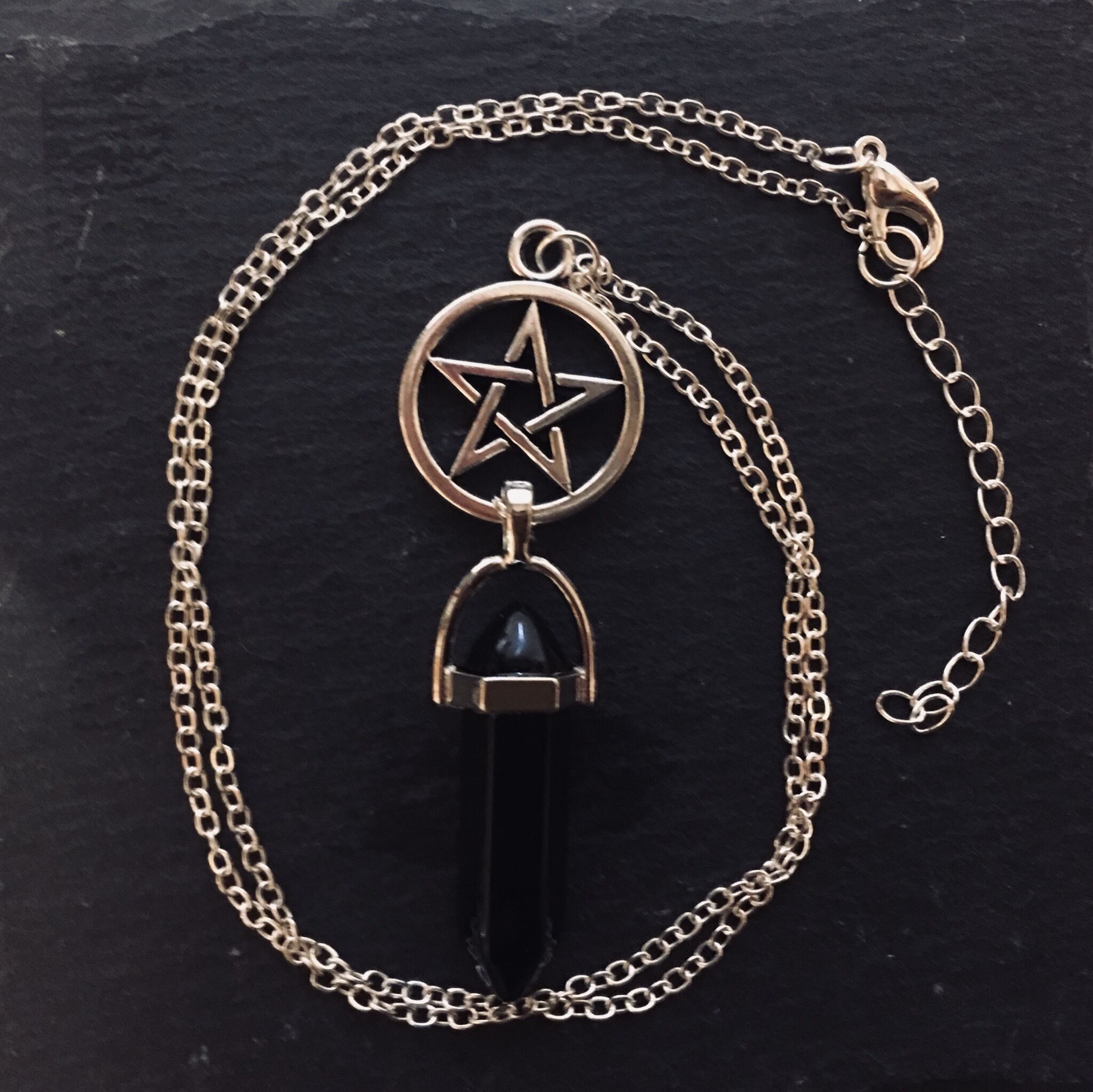訳あり ペンダント ネックレス 魔女 Witch ペンタグラム ゴシック 