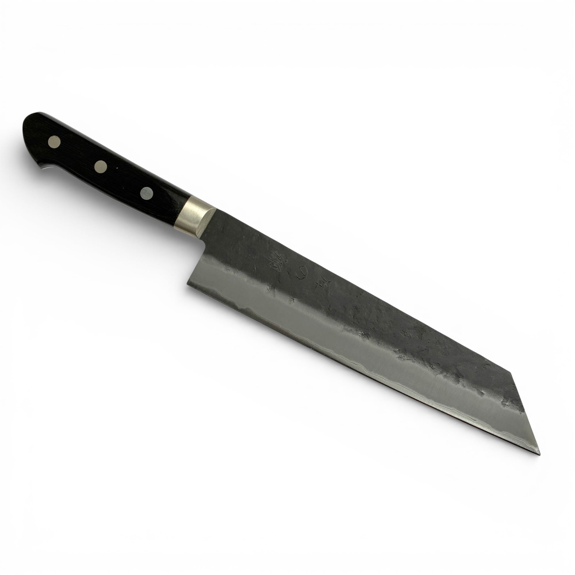 切付包丁 210青紙スーパー黒肌梨地 Kiritsuke 210 Aogami-super