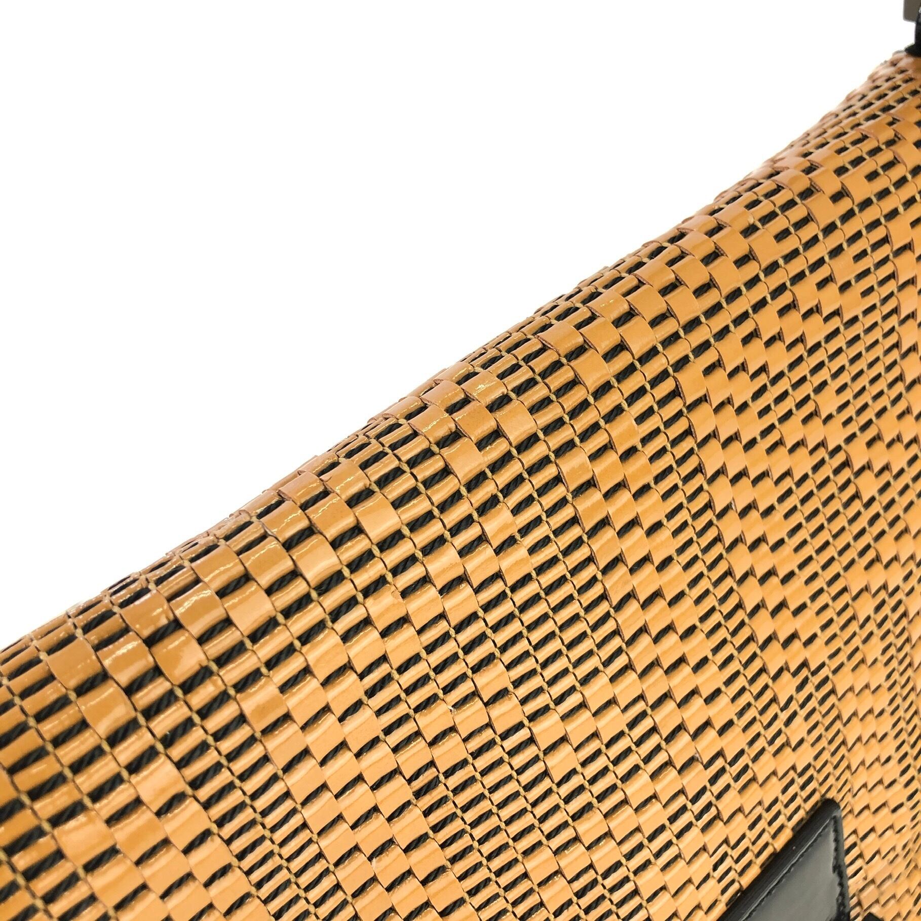 FENDI マンマバケット　ズッカ　オールド FENDI フェンディ ズッカ エナメル メッシュ マンマバケット