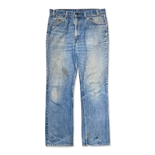 Levis 80s 20517-0217 Orange Tab Semiflare Denim Pants made in USA Levis 80s 20517-0217 Orange Tab Semiflare Denim Pants made in USA