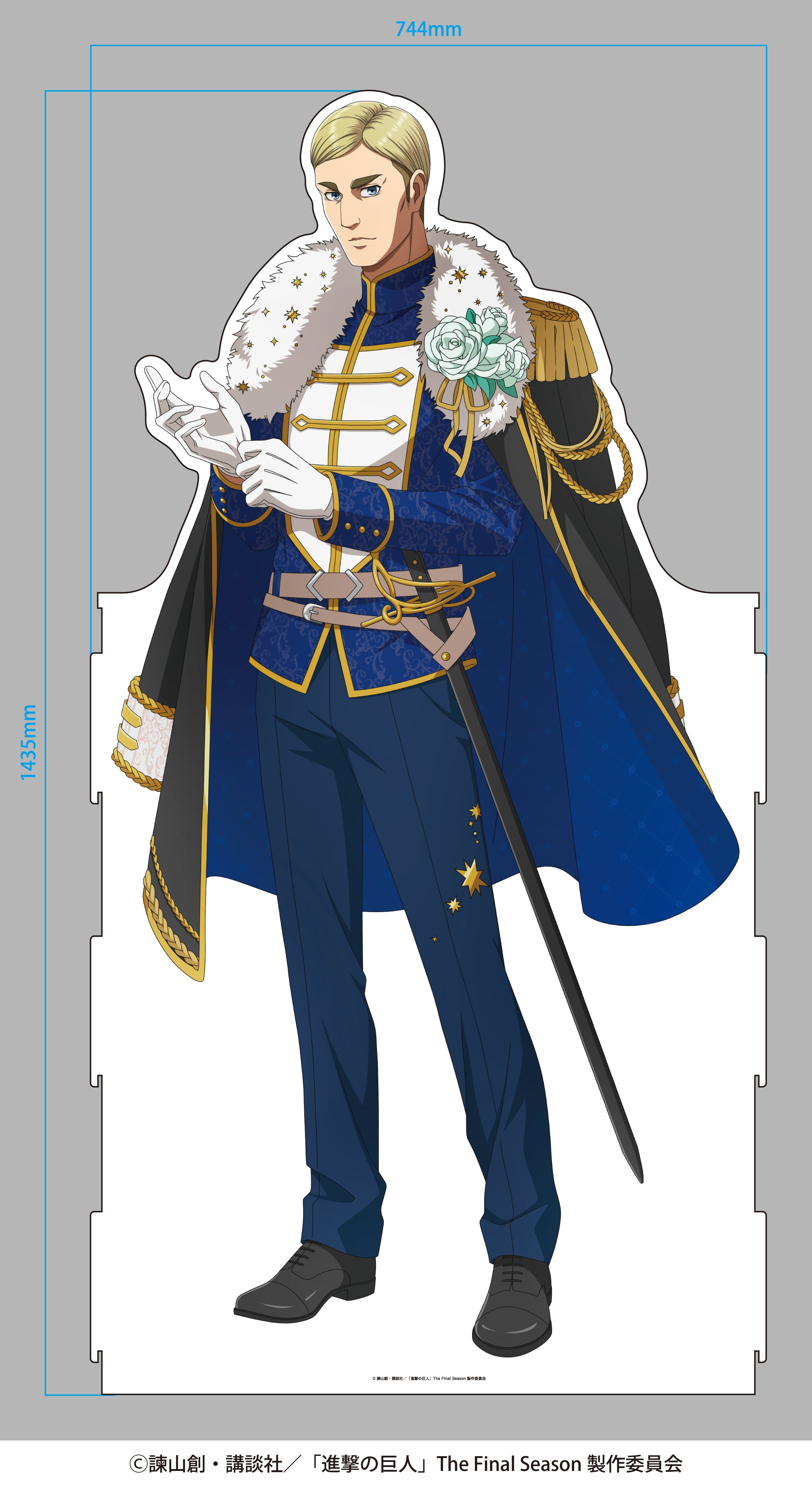 TVアニメ『進撃の巨人』 × エスクリ 特大アクリルパネル ミニキャラ