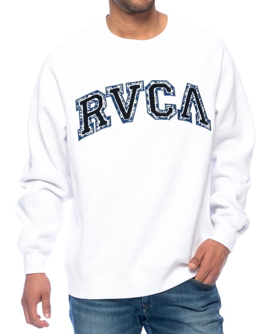 RVCA (ルーカ) HAV RVCA CR ロゴ クルー スウェット ホワイト BB042009 トレーナー | FAITH powered by  BASE