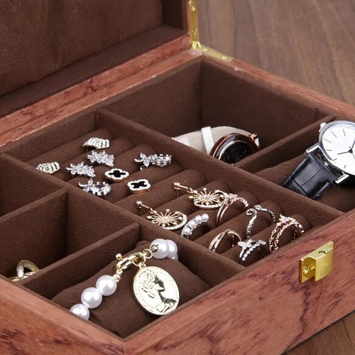 木製 ジュエリーボックス ネックレス イヤリング ピアス リング 小物ケース アクセサリーケース 小物収納