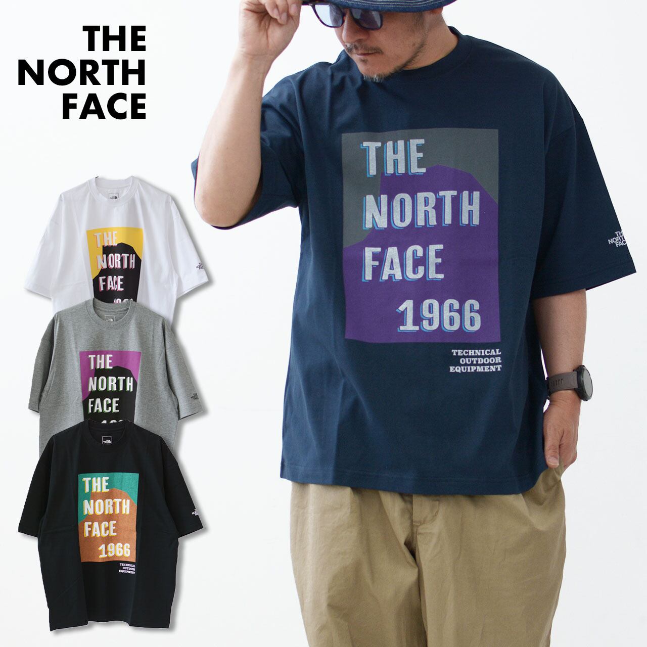 THE NORTH FACE [ザ ノースフェイス正規代理店] S/S TNF Flyer Tee 