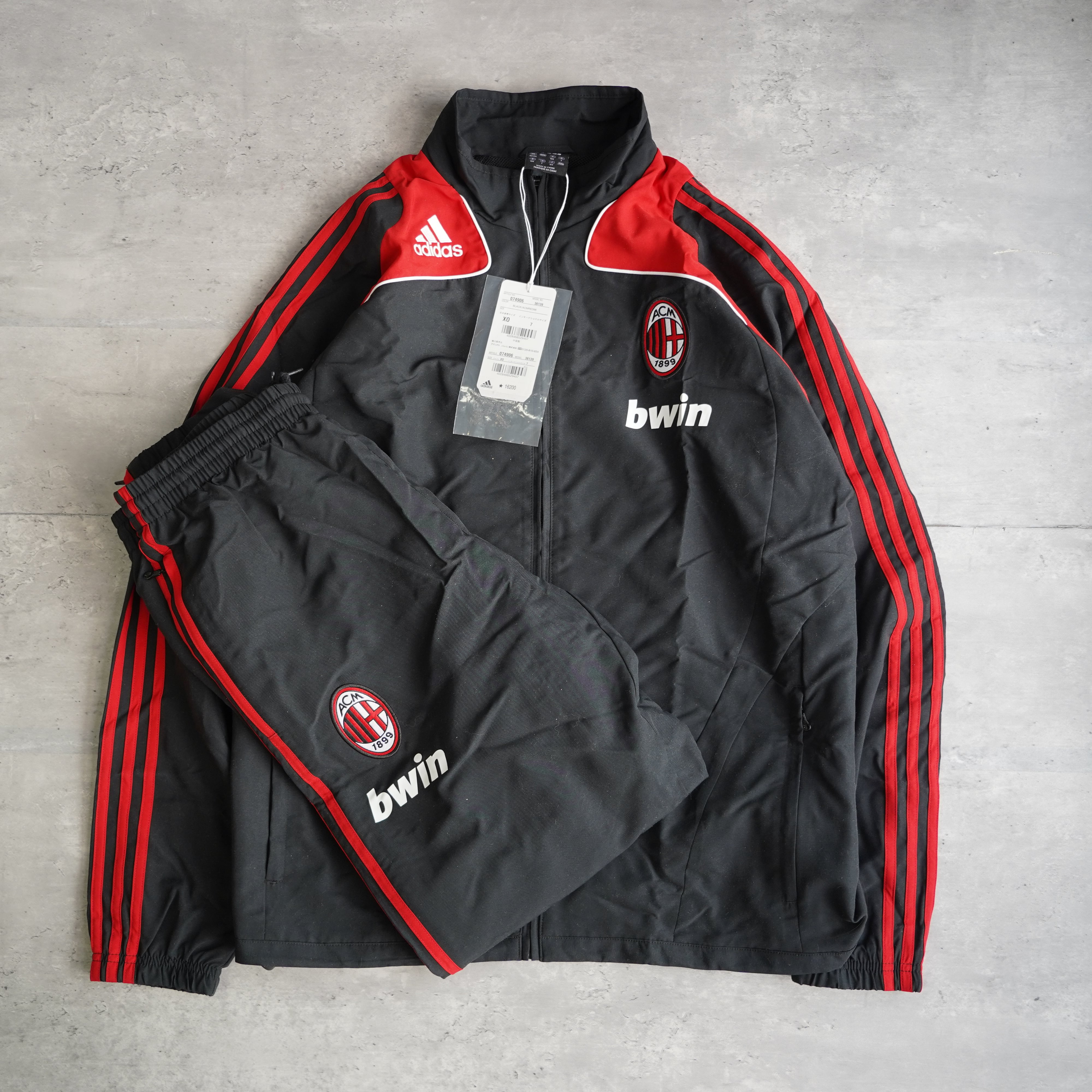 09/10  アディダス　ACミラン　ジャージ　セットアップ 09/10 adidas アディダス ACミラン ジャージ トラックジャケット