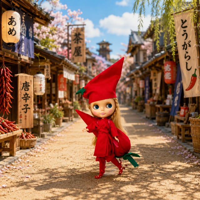 【旅するブライス】七味唐辛子売り キット