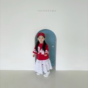 THE GOGUMA 26/SM チェリーチェックティアードスカート