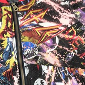 再構築 ロックT ・・ブリーチボンバージャケット ROCK T-SHIRTS MIX BOMBER JACKET【bomber003】