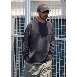 Washed logo long sleeve tee 1054