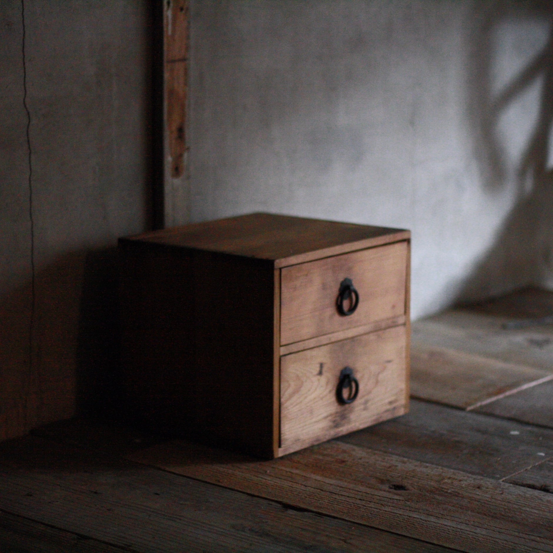 小引き出し（2段）《古家具　抽斗　小物収納》