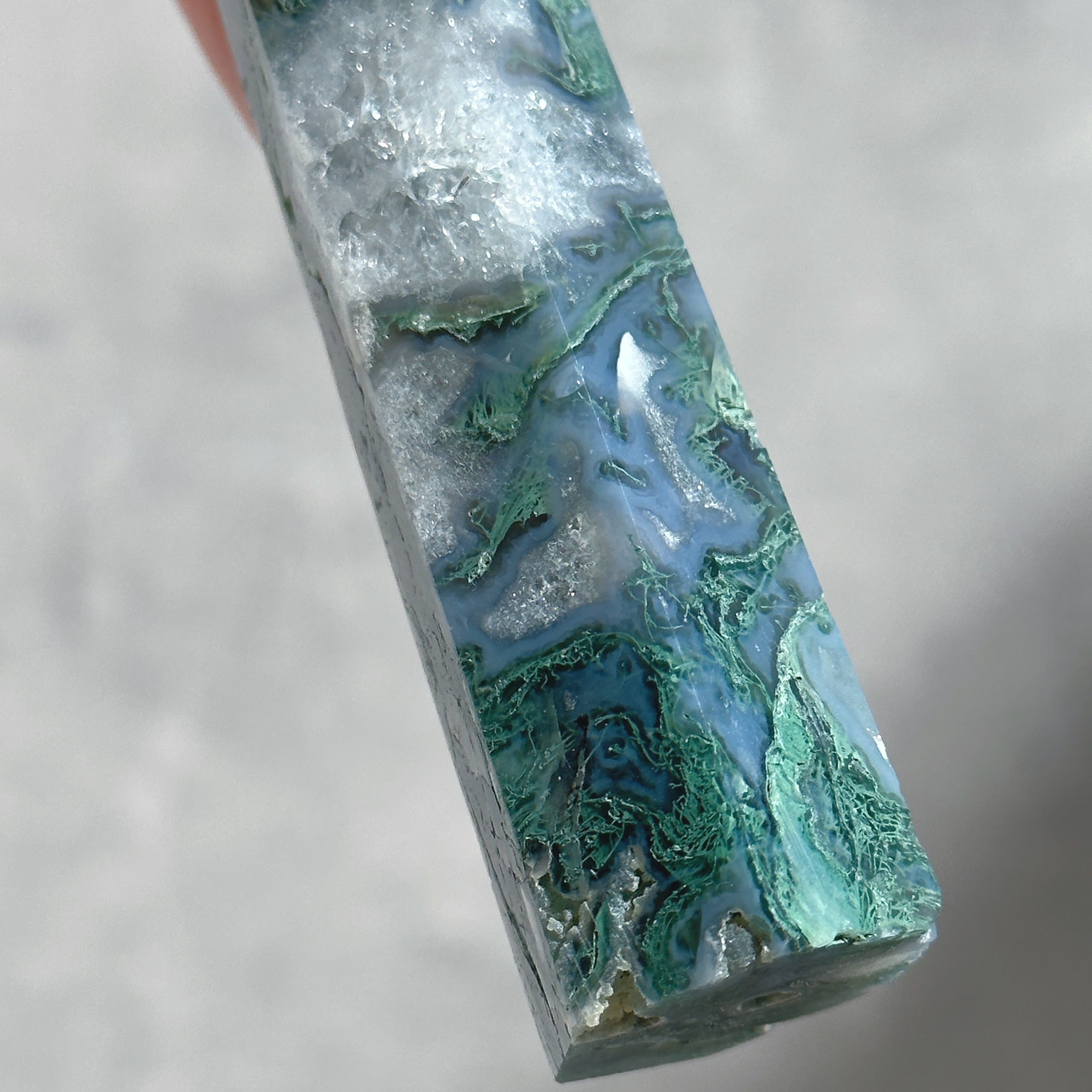 モスアゲート タワー モスアゲート タワー11◇ Moss Agate ◇天然石・鉱物