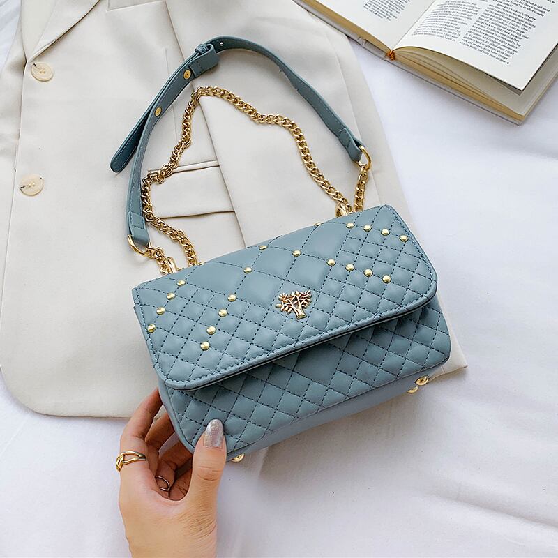 ネットレッドレディーススモールバッグ2020新しい波夏のファッション菱形チェーンショルダーメッセンジャーバッグワイルドスモールスクエアバッグ Tiancai_Wing_Bag9950825