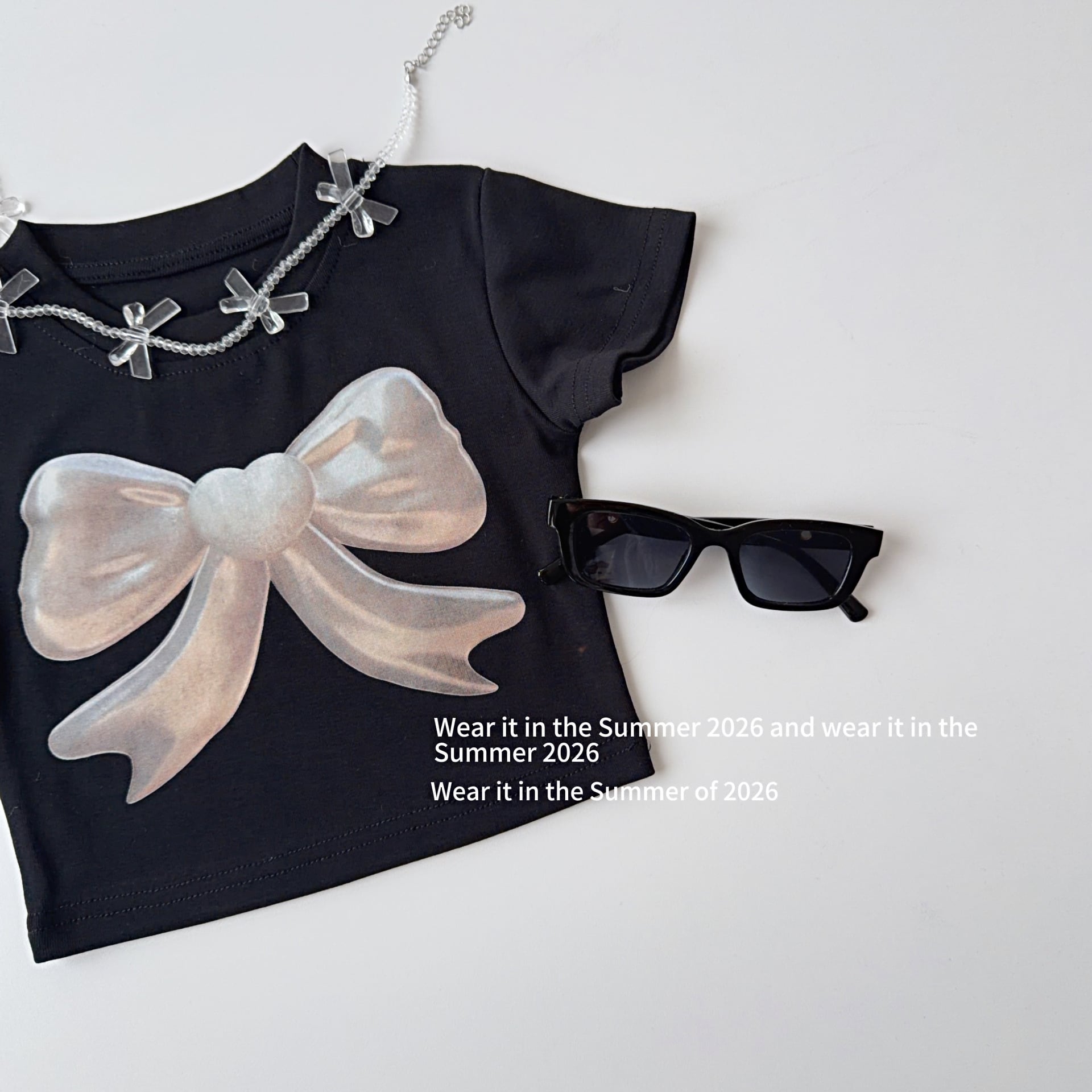 シルバーリボンTシャツ