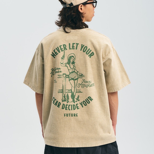 DESERT REBEL・ヴィンテージグラフィックT A2146