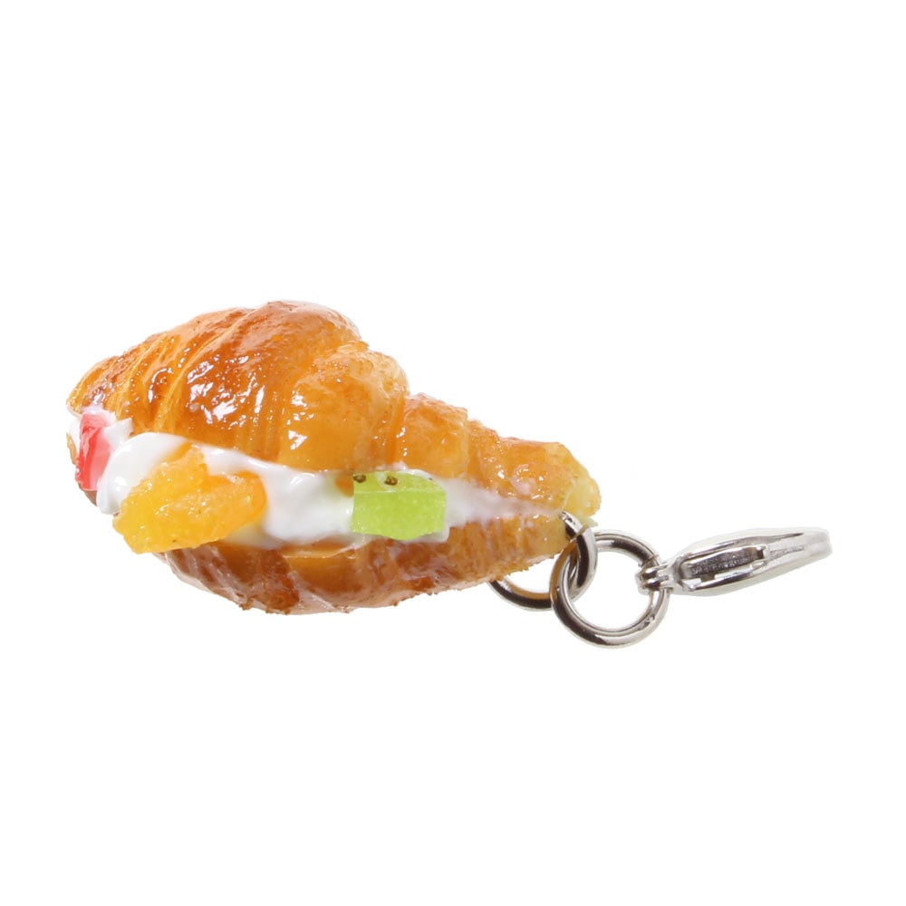 0482]食品サンプル屋さんの3wayアクセサリー（クロワッサンフルーツ