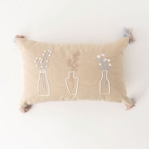 エンブロイダリーフラワー ミニピロー