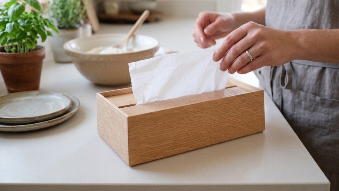 ペーパータオルホルダー/オーク Paper towel holder / oak | 贈り物