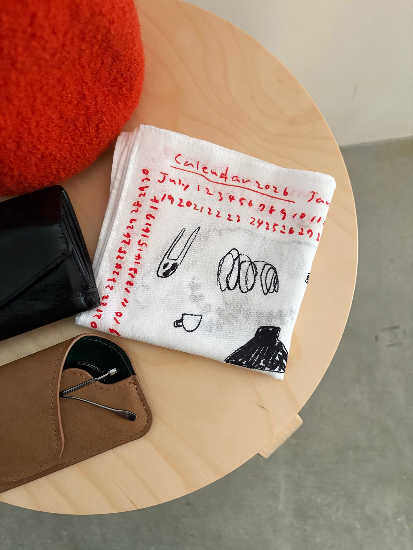 calendar2026 handkerchief | しまおの小さなお店