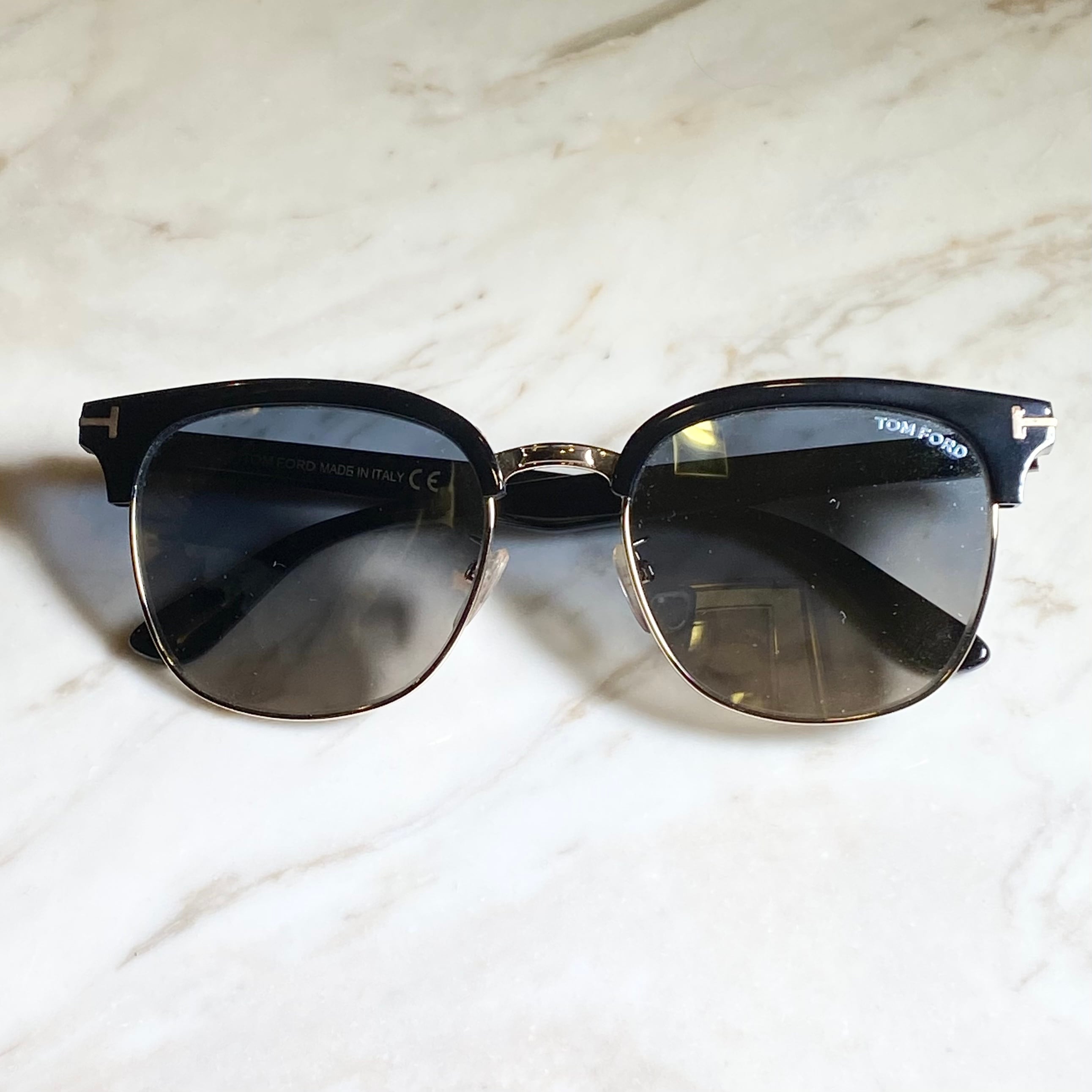 TOM FORD half rim sunglasses “TF544-K” | NOIR ONLINE