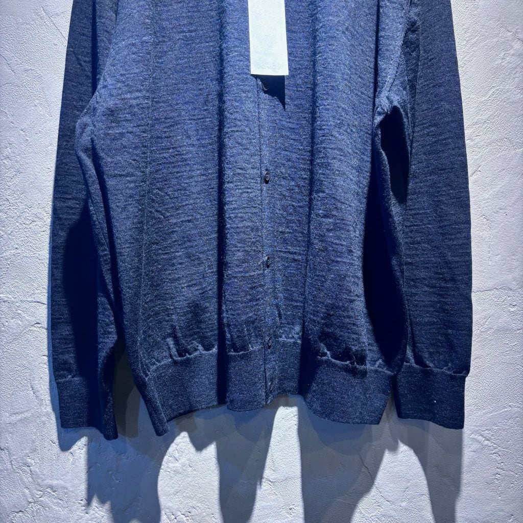 Comoli 25ss コットンニットポロ カーディガン アンサンブル サイズ3