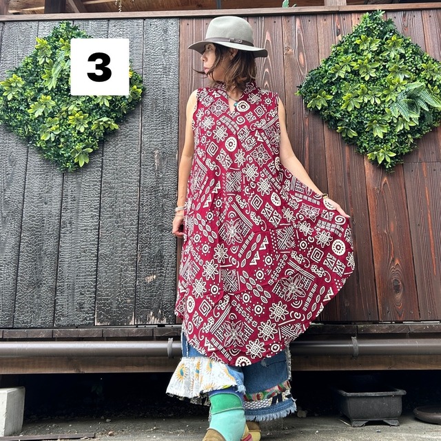 アフリカン柄チュニック