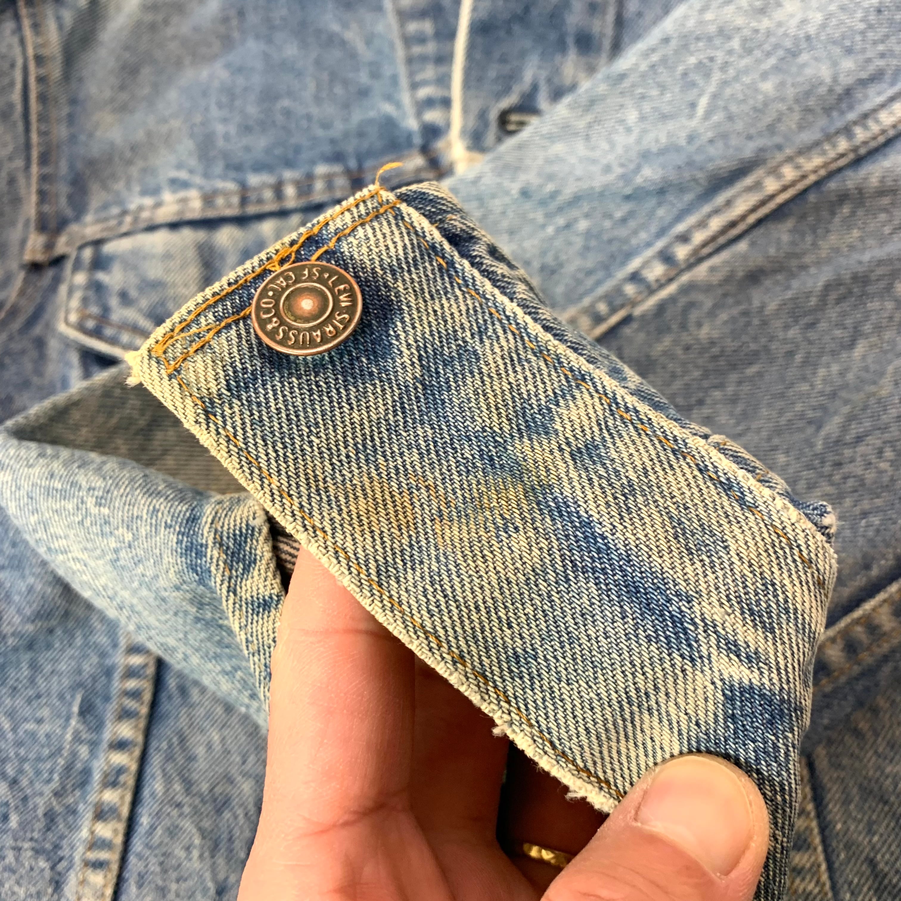 vintage old 80s LEVI'S 70505 Gジャンデニムジャケット ブルー size ...