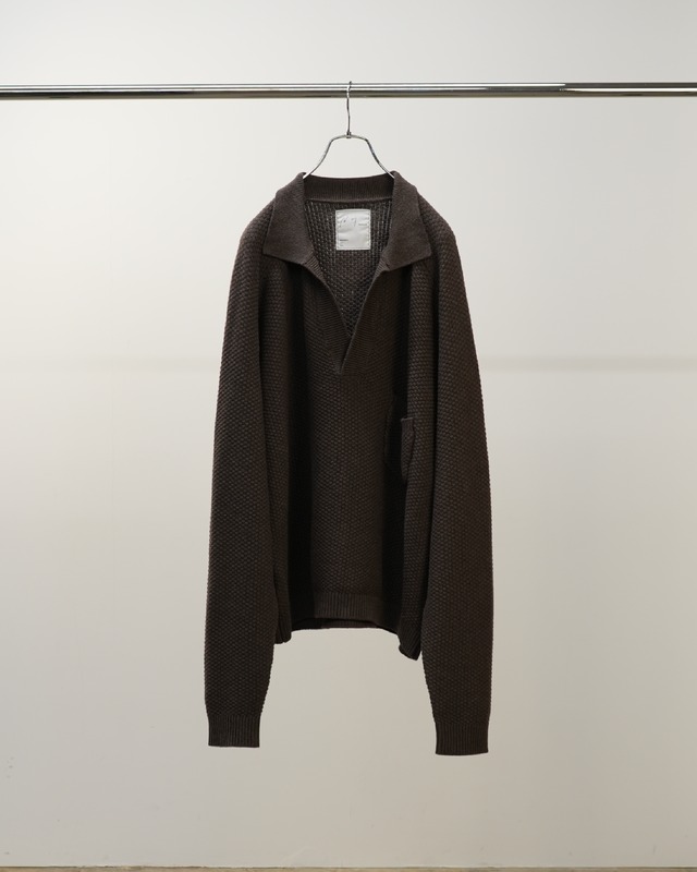 ANCELLM / SKIPPER KNIT(BROWN)
