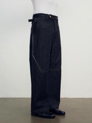 【26AW | MEN】 NULLUS ヌルス / デニム / LOW POLY SHIFT DENIM / NUAW26TRO004