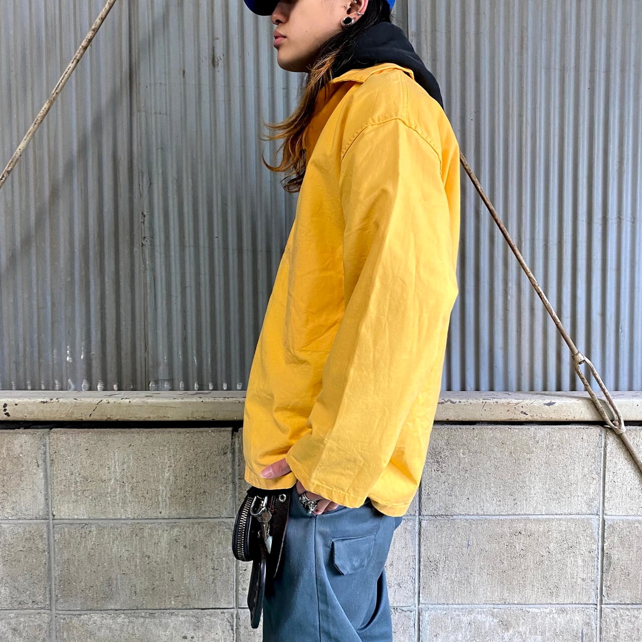 熱い販売 ヴィンテージ セルビッチデニムスモック フィッシャーマン