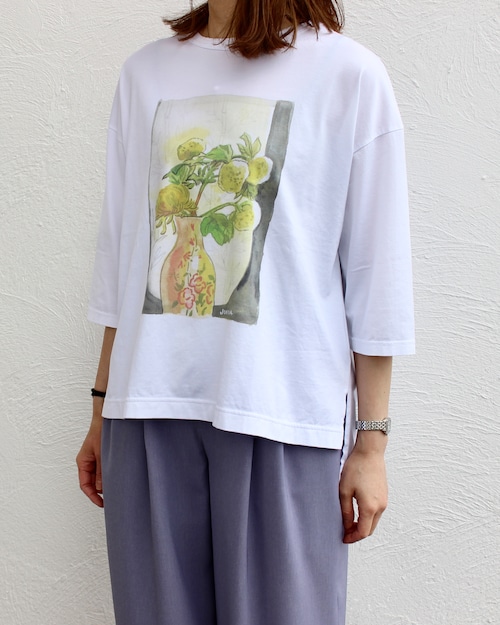 KEIHayamaPLUS/flower print cut&sawn