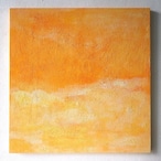 お部屋と気分が明るくなるビタミンカラー　ジューシーオレンジ（Juicy Orange #53005）珪藻土＋アクリル絵具　原画