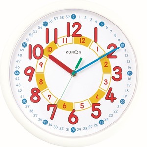 【在庫処分】くもん出版(KUMON PUBLISHING) スタディクロック DC-53 ホワイト 知育玩具 おもちゃ 3歳以上 KUMON