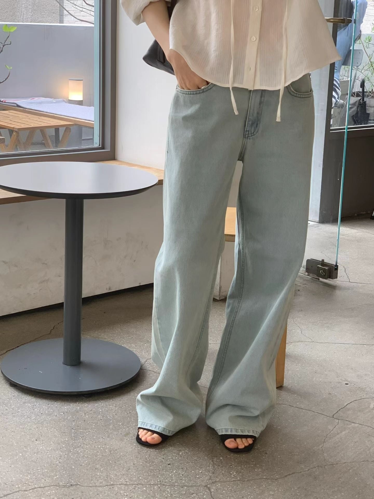 (即納) ounce / Legacy denim pants ( Ssize )
