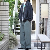drape silhouette rayon blend 3tuck slacks