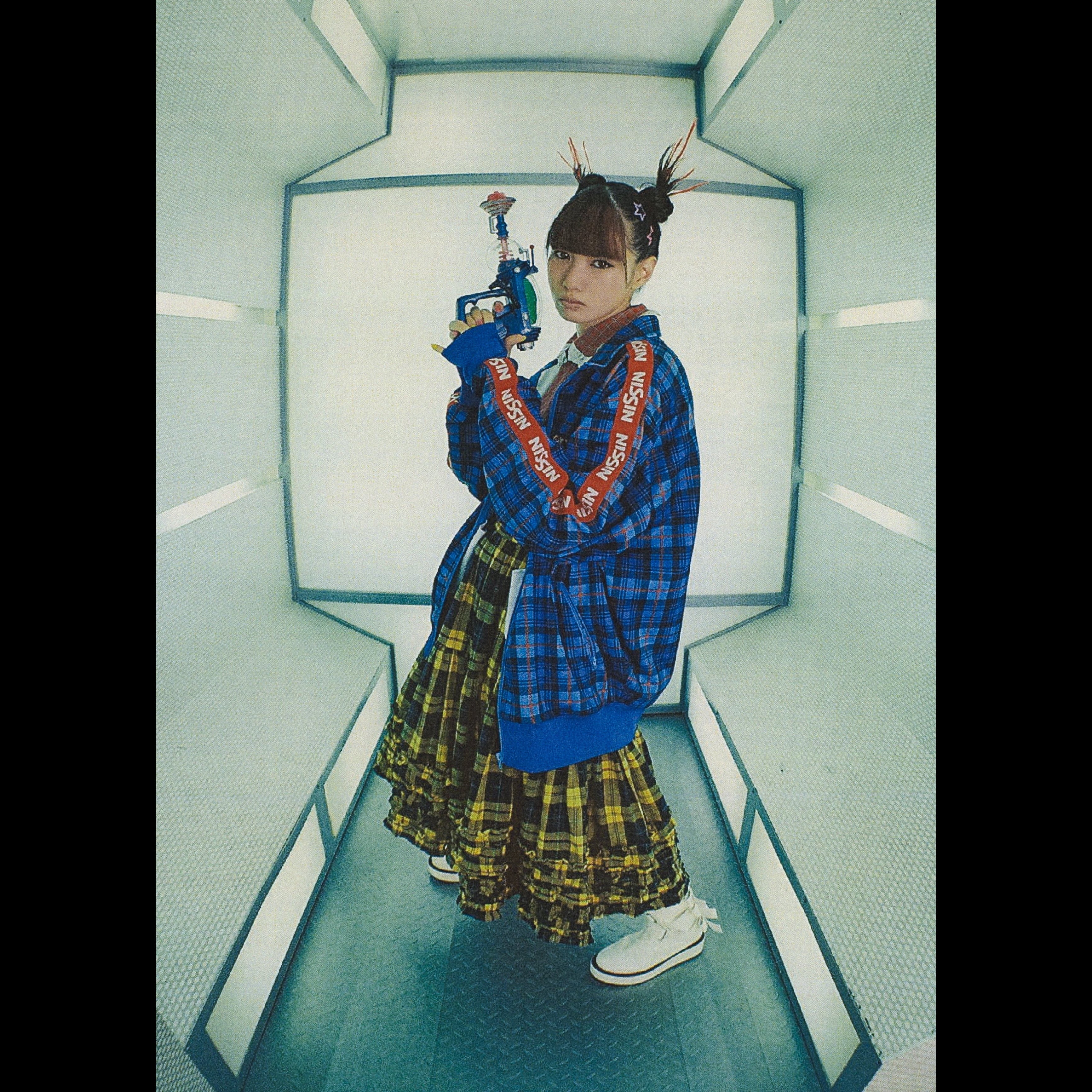 吊りリボンスカート YELLOW | HEIHEI｜フレアスカート 