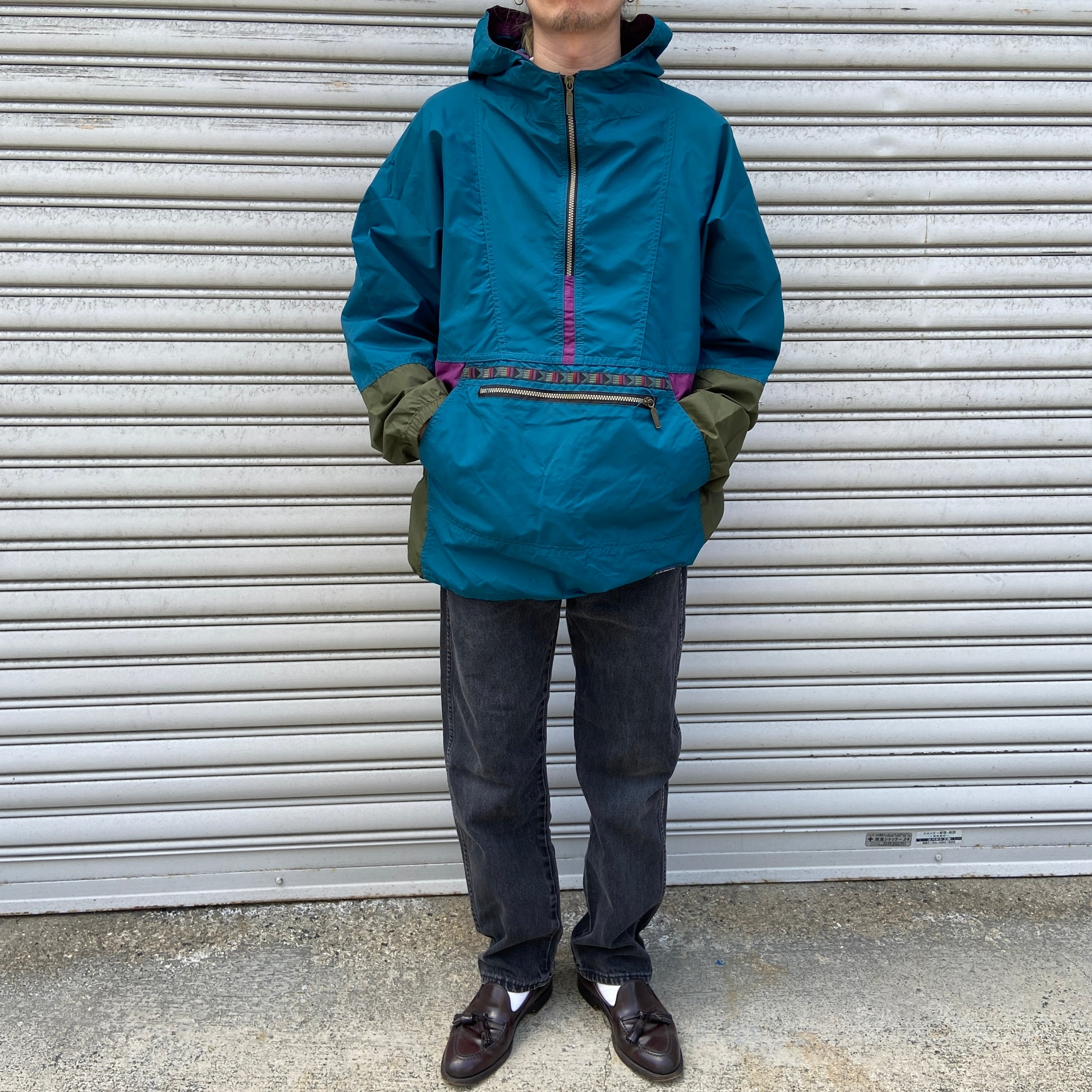 80s L.L.Bean アノラックパーカー チロリアン USA製 メンズL 80s L.L.Bean アノラックパーカー チロリアン USA製 メンズL