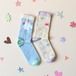 SC02418-2:Rainbow Unicorn 2 Pack Socks (Size 12-3 Junior)-MULTI