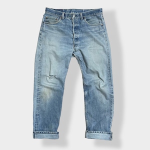 【LEVI'S】90s USA製 501xx デニム ジーパン ジーンズ W36 L33 リーバイス ボタン裏546 オールド ビンテージ US古着